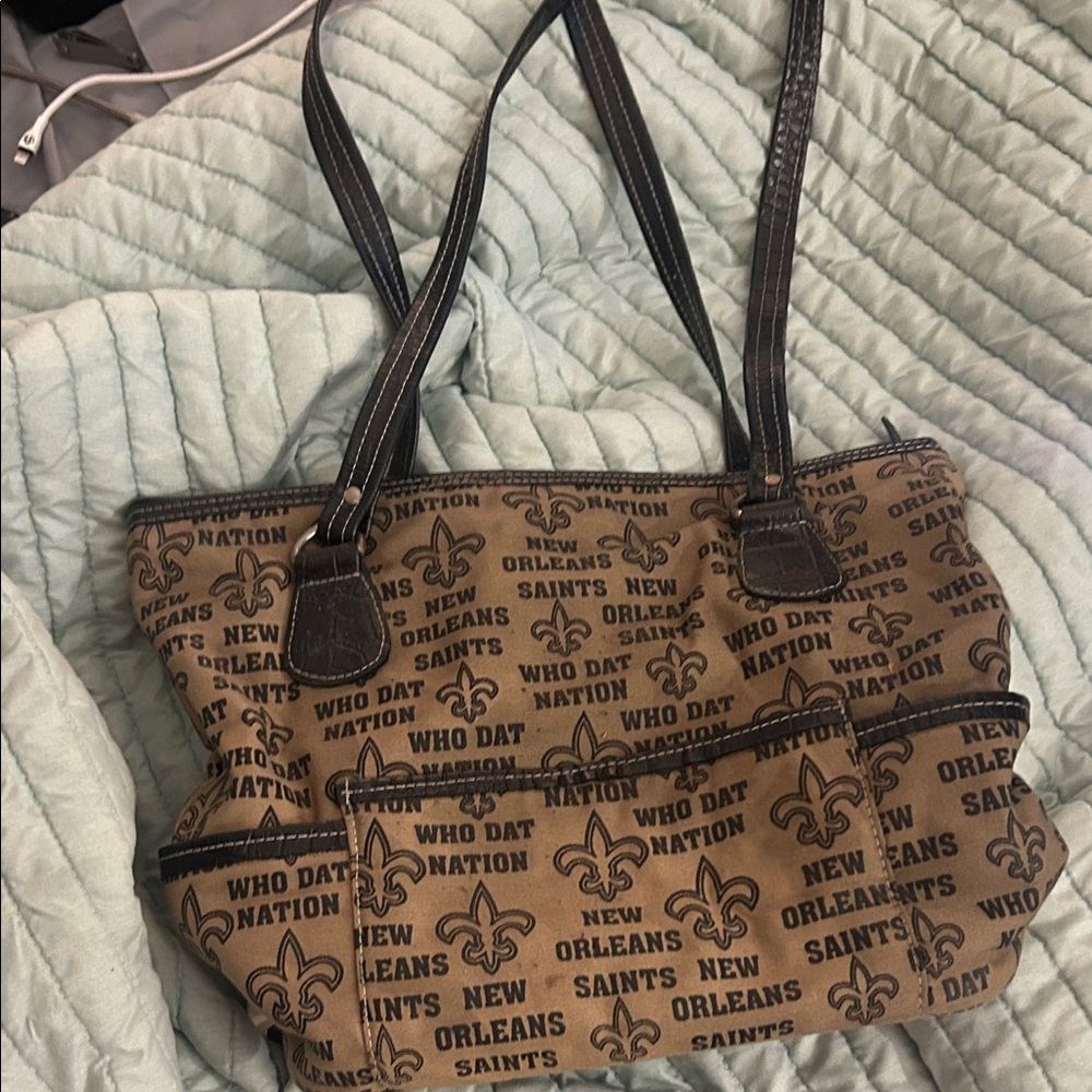 Saints “Who Dat Nation” purse